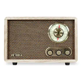 Vrs-2800-nat Victrola Willow Retro Bluetooth Fm/am Radio Natural