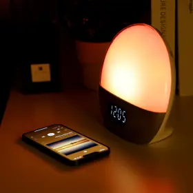 Asr310g Wiim Wake-up Light Sunrise Alarm Clock Sound Machine And Music Streamer #2
