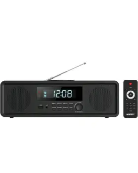 Wiscent Wtb-798 Compact Stereo System With Cd Player Bluetooth Dual Alarms Clock Fm Radio 20