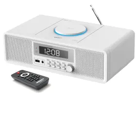 Wtb-978 Wiscent Home Stereo System With Cd Player Bluetooth Fm Radio 20w Rms