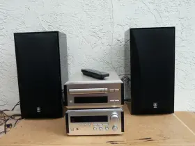 Cdx-e100cd Yamaha Hi-fi Mini Stereo System Rx-e100 Receiver Cdx-e100 Cd Player Speakers Sub #2