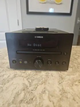 Crx-330 Yamaha Micro Stereo Receiver Fm / Cd Usb Ipod Dock Remote #2