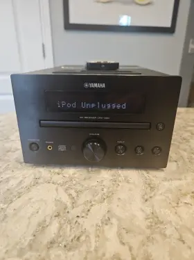 Crx-330 Yamaha Micro Stereo Receiver Fm / Cd Usb Ipod Dock Remote #3