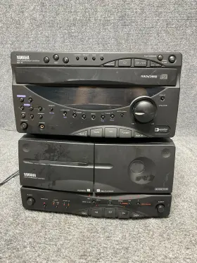 Kma-gx5 Yamaha Mini Component Stereo System Main Unit Only In Black #2