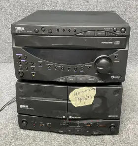 Kma-gx5 Yamaha Mini Component Stereo System Main Unit Only In Black