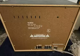 M2203b Yorx Vintage Audio Compact Stereo Sound System Model Dual Cassette #2