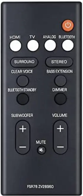 B09hn9vf7k Young Electronics Replacement Remote Control Fsr78 Zv28960 For Yamaha Yas-207 Yas207 Yas-1080