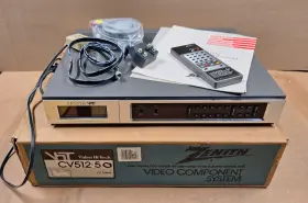Cv512-50 Zenith Video Tv Television Tuner Component System Remote In Box