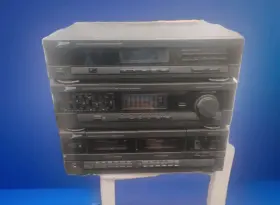 Ms-100 Zenith Vintage Stereo System - Am/fm Synthesizer Tuner Dual Cassette Eq