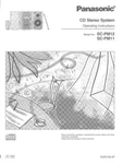 Panasonic SC-PM11 SC-PM12 Cd Stereo System Owners Instruction Manual. Fixed Price $22.24.