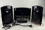 Onn Mini Stereo System Cd Player, With Pair 4" Speakers ONA12AV024 No Remote. Fixed Price $42.99.
