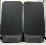 Onn OND19AAA12 Mini Stereo System Replacement Speaker Pair Black. Fixed Price $14.87.