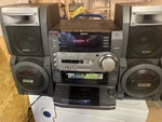 Sony HCD-LX50 5CD Changer Cassette Tape Guitar Input Super Woofer Stereo System. Fixed Price $450.00.