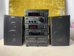 Vtg Sony FH-818R Combo Mini Stackable Stereo W/ Speakers. Fixed Price $650.00.