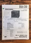 Sony DXA-C90 Stereo Service Manual *original*. Fixed Price $19.97.
