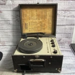 Vintage Califone 1450 Dark Brown School Phonograph Record Player. Fixed Price $43.19.
