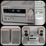 Teac Cd Receiver CR-H220 + Original Remote Speakers Tested Working Read*. Fixed Price $229.50.