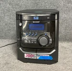 Sharp CD-XP7700 Mini System MP3 Cd-r/rw Cassette Deck Black. Fixed Price $102.00.