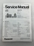 Panasonic SA-AK78 Copy Of Service Manual From Free Shipping. Fixed Price $9.00.