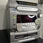 Panasonic SA-AK47 Stereo System 5-CD Disc Changer / Dual Cassette Radio Tuner. Fixed Price $45.00.