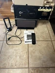 Isymphony V1 Bluetooth Stereo System With Wireless Ipod Dock 200W + Remote. Fixed Price $150.00.