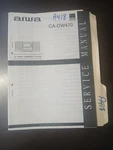 Aiwa CA-DW470 Service Manual Original Repair Book Cd Carry Component System. Fixed Price $49.99.