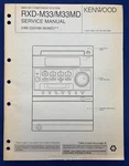Original Kenwood RXD-M33 M33MD Mini Hifi System Service Manual. Fixed Price $19.95.
