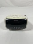 Vintage Sony Dream Machine ICF-C112 Am/fm Radio Alarm Clock Tested Working White. Fixed Price $17.99.