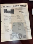 Orig. Sharp SD-302U SD302U Audio System Repair & Service Manual *original**. Fixed Price $18.99.