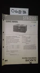 Sony STR-S355 Service Manual Original Book Tuner Radio Receiver Repair. Fixed Price $18.87.