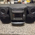 Panasonic SA-AK18 5CD/DVD Dual Cassette Stereo Am/fm, Tested. Fixed Price $150.00.