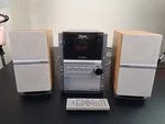 Panasonic Mini Hifi Am/fm Stereo 5 Cd Tape SA-PM16 Read The Description. Fixed Price $79.99.