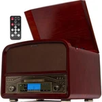 Techplay TCP9560 Retro Shelf Stereo Record Player Bluetooth Cd Radio Cherrywood. Fixed Price $139.95.