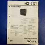 Sony HCD-G101 Service Manual Original Paper Oem Repair Guide Usa. Fixed Price $19.96.