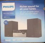 Philips Micro Music Machine 4000 Series TAM4205 Bluetooth Stereo System *sealed*. Fixed Price $229.95.