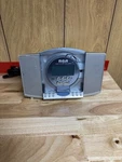 Rca RP3755A Vertical Cd Player Am/fm Clock Radio Dual Alarm Tested Works. Fixed Price $49.99.