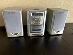 Aiwa XR-M101 Mini Hifi System Cd/tape/am/fm Radio Aux & Headphone Jack. Fixed Price $55.00.