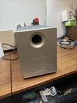Brookstone Mwcd V1.0 Am/fm Player Shelf System Subwoofer Speaker. Fixed Price $89.99.