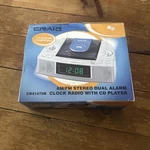 Craig Am/fm Mini Stereo Dual Alarm Clock Radio W/cd Player CR41470B. Fixed Price $34.99.