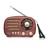 Oncheer Portable Vintage Radio Retro Bluetooth Speaker, Fm/am/sw Deep Brown. Fixed Price $26.05.