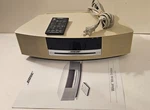 Bose Wave Music System Am/fm Cd Player Clock Radio With Remote & Manual. Fixed Price $185.00.