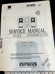 Aiwa XR-MS3U XR-MS3EZ Repair Service Manual 1803 2073 **original**. Fixed Price $24.99.