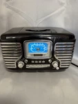 Crosley Corsair Black Radio Cd Player/alarm Clock Retro Am-fm. Fixed Price $32.00.