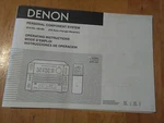 Denon Ud- M5 Manual Operating Booklet Cd Changer System. Fixed Price $17.99.