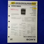 Sony HCD-GRX30J HCD-R550 HCD-RXD5 Service Manual Original Paper Oem Re. Fixed Price $21.16.