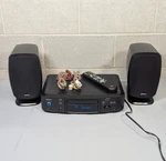 Denon S-81 D-S81 Micro Hi-fi System W/ SC-S81 Speakers & Remote Works, Read. Fixed Price $129.99.