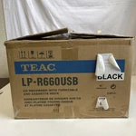 Teac LP-R660USB Cd Recorder System W/manual Turntable New Open Box. Fixed Price $450.00.