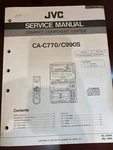 Jvc CA-C770 CA-C990S Repair Service Manual From The Usa **original**. Fixed Price $13.99.