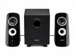 Logitech Speaker System Z323 With Subwoofer, Black, -fully Tested. Fixed Price $39.99.