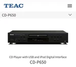 Teac CD-P650 Player With Usb And Ipod Digital Interface Black From To. Fixed Price $449.99.